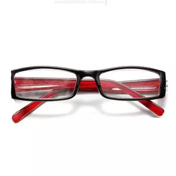 Diamond Женские прямоугольные очки для чтения в полной оправе Шарфы Очки Цветочные модные маленькие аксессуары из смолы +1.0 красный