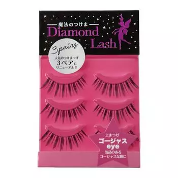 DiamondLash 1st series Fluffy eyes like a product contains 3 pairs per [3 pairs] [Gorgeous eyes] fairy! This box.