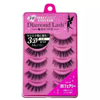 DiamondLash 3D 1DAY Наращивание ресниц РЕСНИЦЫ (3D Фея) чёрный