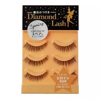 DiamondLash Nude Sweet Series Длинные пряди волос в уголках глаз придают вашим глазам сияние, как основной продукт содержит 3 пары на [3 синий