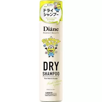 [Диана/Миньон] Сухой шампунь (Безводный шампунь) Свежий цитрусовый аромат копья Perfect Beauty 95 г