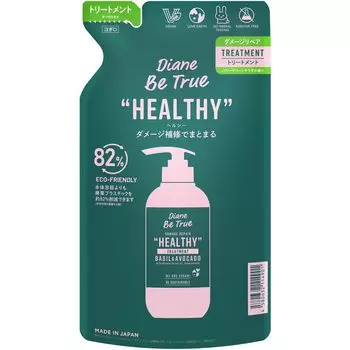 Diane Be True Treatment Repair Power Green Salad Scent Diane Be True Damage Repair Refill 320 мл [Увлажнение и Увлажнение]