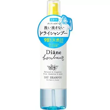 Diane Bonheur Dry Shampoo Jasmine and Mint Freshly Washed 120ml [Blue Scent] Hair,