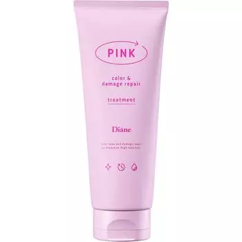 Diane Color Treatment Pink Charge Восстановление повреждений путем подавления теплого цвета 150 г [Цвет и желтизна]