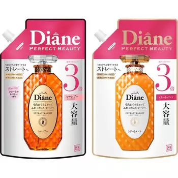 Diane Diane DX Treatment Большой объем сменного блока с цветочно-ягодным ароматом [Набор шампуней] [Экстра-выпрямитель] и