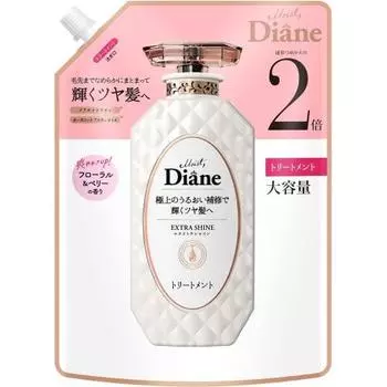 Diane Diane [Large Capacity] Treatment Shiny Hair Floral & Berry Scent Perfect Beauty Extra Shine Refill 660ml