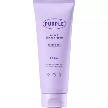 Diane Фиолетовый оттеночный уход для волос заряжает цветом восстанавливает холодные оттенки 150г [Уменьшает желтизну и повреждения] фиолетовый