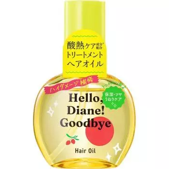 Diane Hair Oil [High Damage Moisture Repair] 65ml Tea & Musk Scent Hello Diane Goodbye Coloring Bleached Hair Water Retention Shine Copper Diane