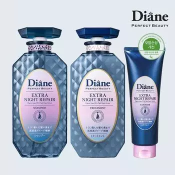 Diane Perfect Beauty Night Care 3in1 Set Extra Night Shampoo+Treatment+Hair