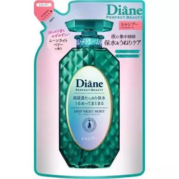 Diane Shampoo Night Water Retention & Swelling Care Moonlight Berry Scent Perfect Beauty Deep Night Moist Refill 330ml