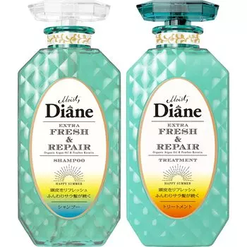Diane Шампунь Кондиционер Perfect Beauty Extra Fresh Repair 2022 450мл x 2 [Старый продукт] & &