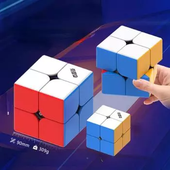 Diansheng 2x2 9 см Googol 2x2x2 большой магический куб Magico Cubo магнит 2x2 магнитные детские обучающие игрушки