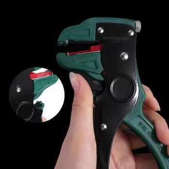 Диапазон длины от 0,2 до 4 мм Автоматический инструмент для зачистки проводов Регулировка электрических плоскогубцев Инструмент для электрика Wire Stripper