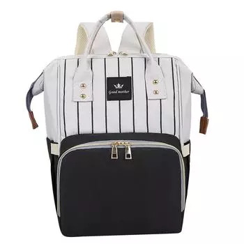 Diaper Bag Backpack, Baby Customized Diaper Backpack, Multifunctional Mommy Backpack, Suitable For Travel And Outdoor One Size чёрный