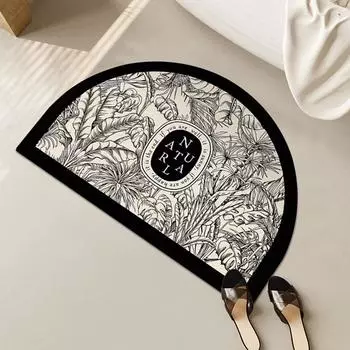 Diatom Mud Absorbent Mat Toilet Soft Mat Entry Door Bathroom Non-slip Toilet Door Mat Toilet Bathroom Foot Mat 40 * 60CM