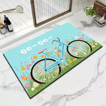 Diatom Mud Бытовой впитывающий коврик для ванной комнаты, устойчивый к пятнам, нескользящий коврик для пола, коврик для ног, ковер, быстросохнущий дверной коврик, быстросохнущий 40 * 60cm Diatom Mud