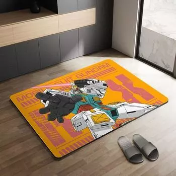 Diatom mud floor mat bathroom water absorption non-slip quick-drying door mat toilet toilet door foot mat 40X60cm 15.7X23.6in