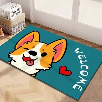 Diatom Mud Mat Entry Door Mat Bedroom Door Mat Bathroom Mat Non-slip Mat Household Toilet Absorbent Carpet 40*60CM