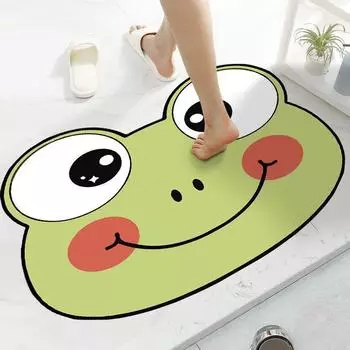 Диатомовая грязь мягкий напольный коврик для дома ванная комната туалет светлый роскошный коврик для ног впитывающий коврик дверь нескользящий быстросохнущий коврик для ног ковер 40 * 60 cm (strong adsorption force)