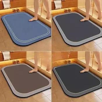 Диатомовая грязь Напольный коврик Туалет Ванная комната Туалет Кухня Туалет Ванная комната Напольный коврик Туалет Ванная комната Туалет Кухня 60 * 90Cm
