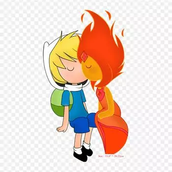 Dibujos De Finn Y La Princesa De Fuego Finn The Human Iron on Heat Transfer Printing Виниловые нашивки, наклейки для одежды, аппликации «сделай сам», моющиеся нашивки