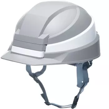 DIC Plastic Folding Helmet IZANO2 Line Gray/White