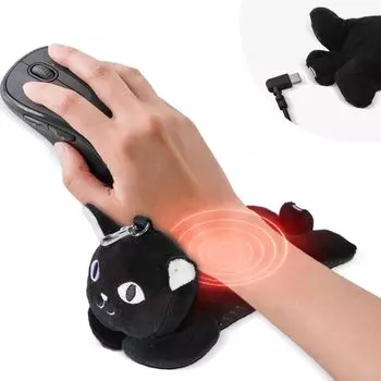 DICK DOCK Cat Character Mouse Hand Heated Mouse USB Грелка Таймер Температуры Нагрев Холод Быстрый Нагрев Согреет Вашу Постоянную Температуру Товары для Рук
