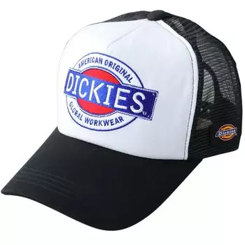 Dickies Сетчатая Оригинальная и Американская Уличная Оригинальная F Кепка, Логотип, Мужская Женская, Унисекс, Черная, Повседневная, Стиль, Белая,