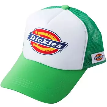 Dickies Standard Logo Urethane Mesh Cap Hat для мужчин и Plain 874 Street Cap Free Women, унисекс, (JP, Алфавит, Размер, (01) зеленый)