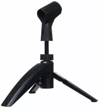 Dicon Audio MS-086 Mini Microphone Stand Foldable Tabletop Microphone Stand Black