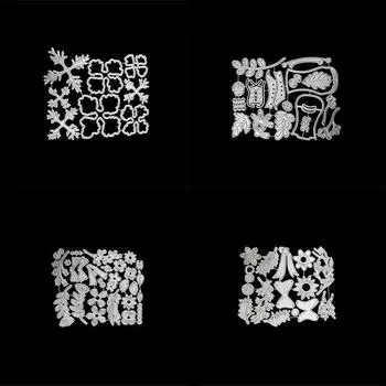 Die цветок для цветов Скрапбукинг ремесло нож для резки Die Diy резки металла умирает 7.8*4.7cm