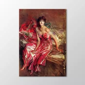 Die Dame in Rot Table