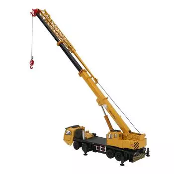 Diecast 1/55 Scale Metal Alloy Car Model Crane Hoisting Hoist Lifter Machine Truck for Kid