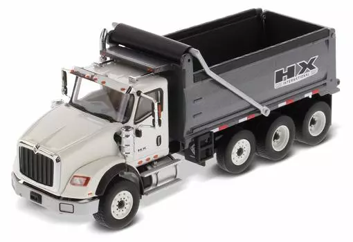 DIECAST MASTERS International HX620 Dump Truck White/Gunmetal
