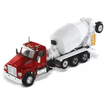 DIECAST MASTERS Kenworth T880 SBFA Бетономешалка McNeilus BridgeMaster 71062 1/50 красный