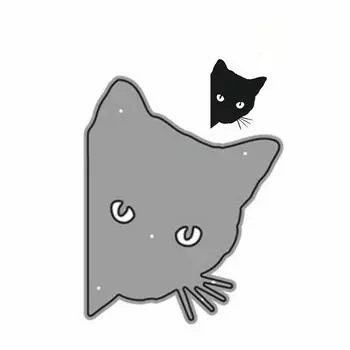 Dies Stencils DIY Metal Cutting Craft Cat Card Making Paper 5.9*7.3cm