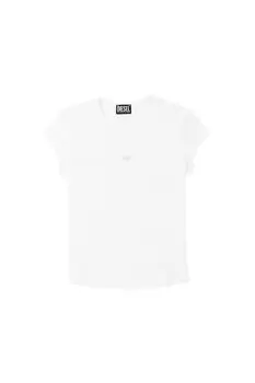 Diesel A15408RAFAA 100 Белая Женская Футболка T-ANGIE-OUT T-SHIRT белый