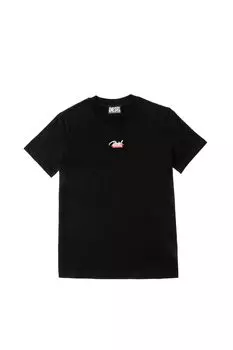 Diesel A15460RHERA 900 Черный Женская футболка T-REG-SMALL-SI ФУТБОЛКА чёрный