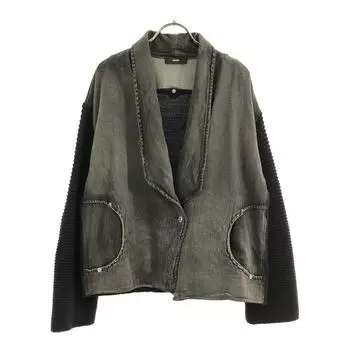 DIESEL Different material Jacket S black Women Used