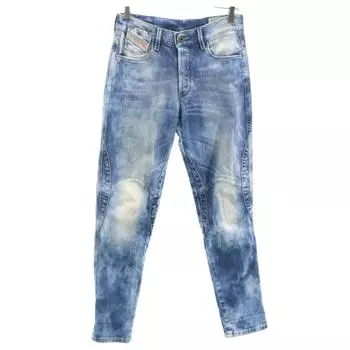 DIESEL джинсы зауженного кроя W26 синие HALAIS 008W5 Женские Б/У