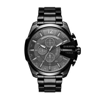 DIESEL Mega Chief Men s Quartz Chrono Watch DZ4355 Black [Item]