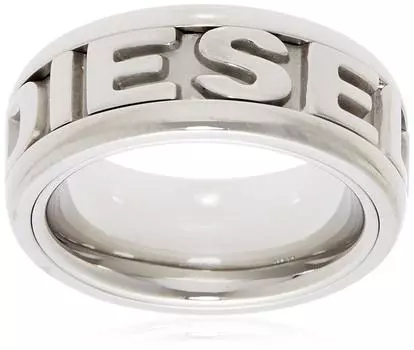 DIESEL Ring WIDE STEEL LOGO RING 00144 00DJW01 DX005000DJW (Diesel) Men s