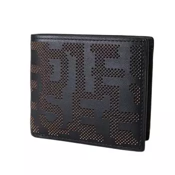 Diesel X09692 P5587 T8013 кожаный кошелек с логотипом COIN S 3D [DIESEL] BI-FOLD [Товар]