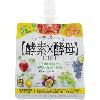 Диетическое желе Metabolic Yeast x Enzyme 150 г Другое (проверьте замки, очистители языка и т. д.) Пакет поддержки Другое (проверьте замки, очистители языка и т. д.) 1 set