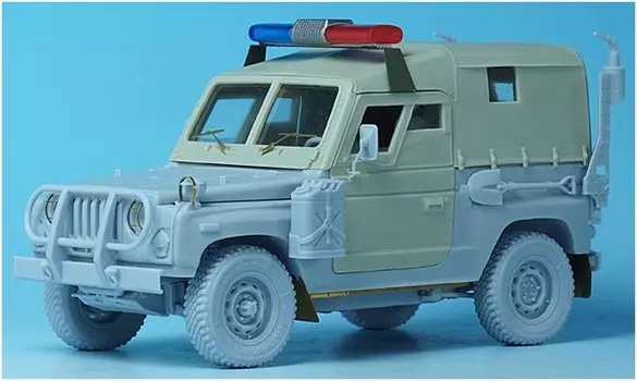 Differential Model Current Korean Army Ton Small Military General Purpose Vehicle K131 Joint Security Area Assignment Specification Full Kit Resin Kit