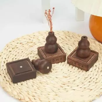 Диффузор для дерева Fresh Air Oil, мини-ваза для цветов без масла, подарочный масляный ароматизатор, цветочный горшок Art Flower Pot коричневый