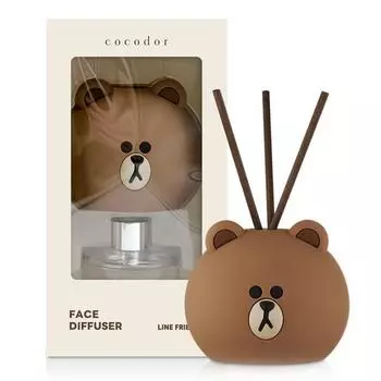 Диффузор для лица Cocodor Line Friends, 50 мл, коричневый (Чистый хлопок)