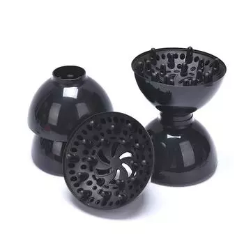 Диффузор для волос, крышка для сушки, воздуходувка, парикмахерская, капюшон для вьющихся волос, сушильный шкаф чёрный