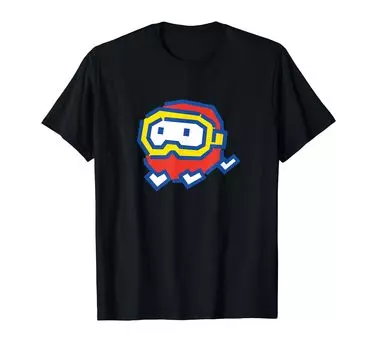 Dig Dug 002 T-shirt чёрный