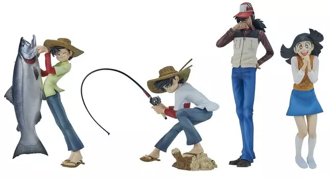 DIG STA Tsurikichi Sanpei BOX 4 pieces BOX 4 1 piece Height PVC painted finished figure (all types, each) approx. 95/128/135/170mm Non-scale